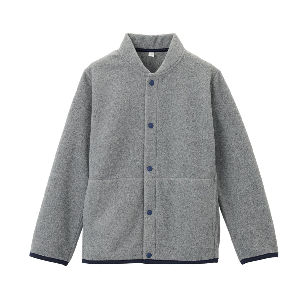 フリース ブルゾン キッズ キッズ１１０ ミディアムグレー キッズトップス 通販 無印良品