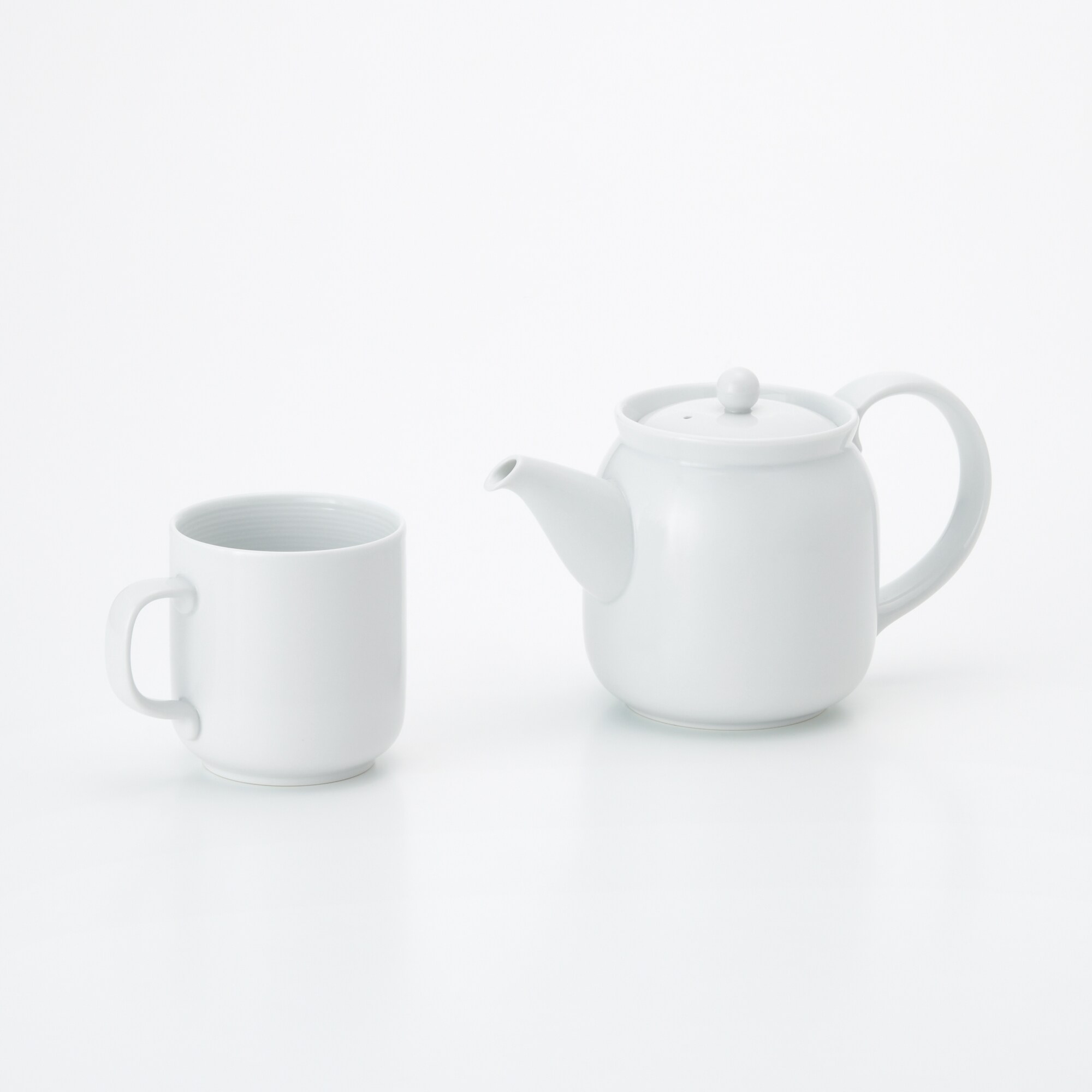 時代 白磁 ティー・ポット 急須 茶器 無傷 白磁ティーポット | 無印良品