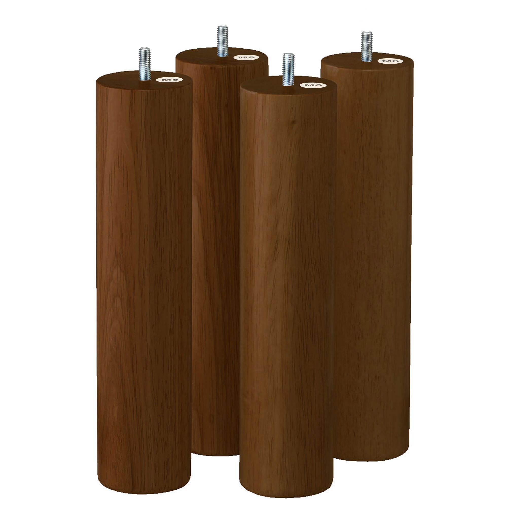 【パーツ】脚・脚付マットレス用・床下２６ｃｍタイプ・４本セット／ブラウン