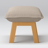 綿太番手ハイバックリクライニングソファ・オットマン用カバー／ベージュ