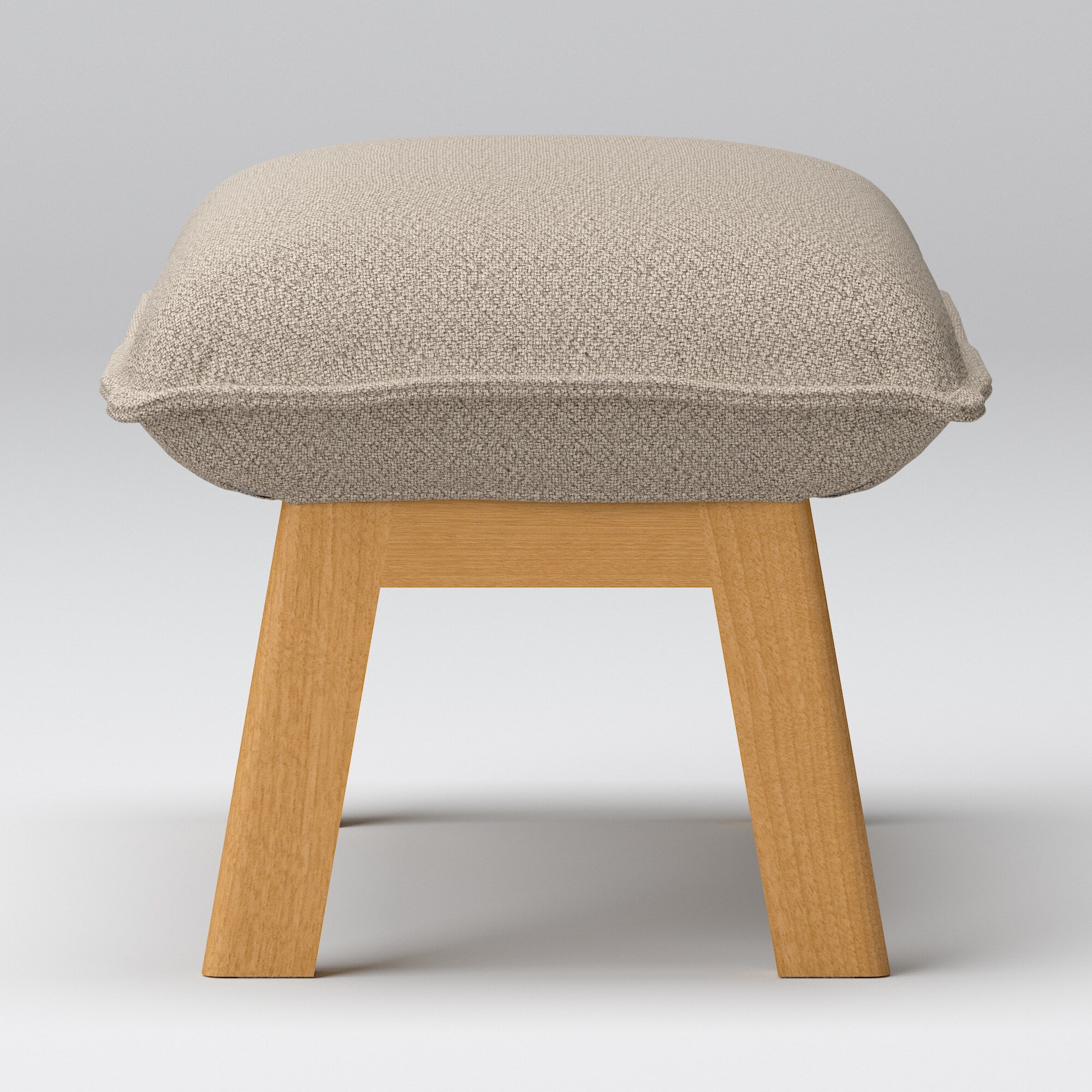 綿太番手ハイバックリクライニングソファ・オットマン用カバー／ベージュ