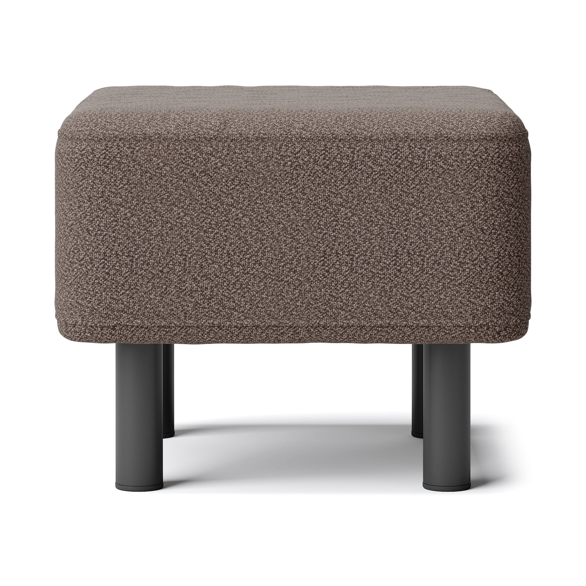 綿太番手ソファベンチ・オットマン用カバー／ダークブラウン