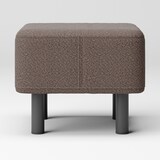 綿太番手ソファベンチ・オットマン用カバー／ダークブラウン