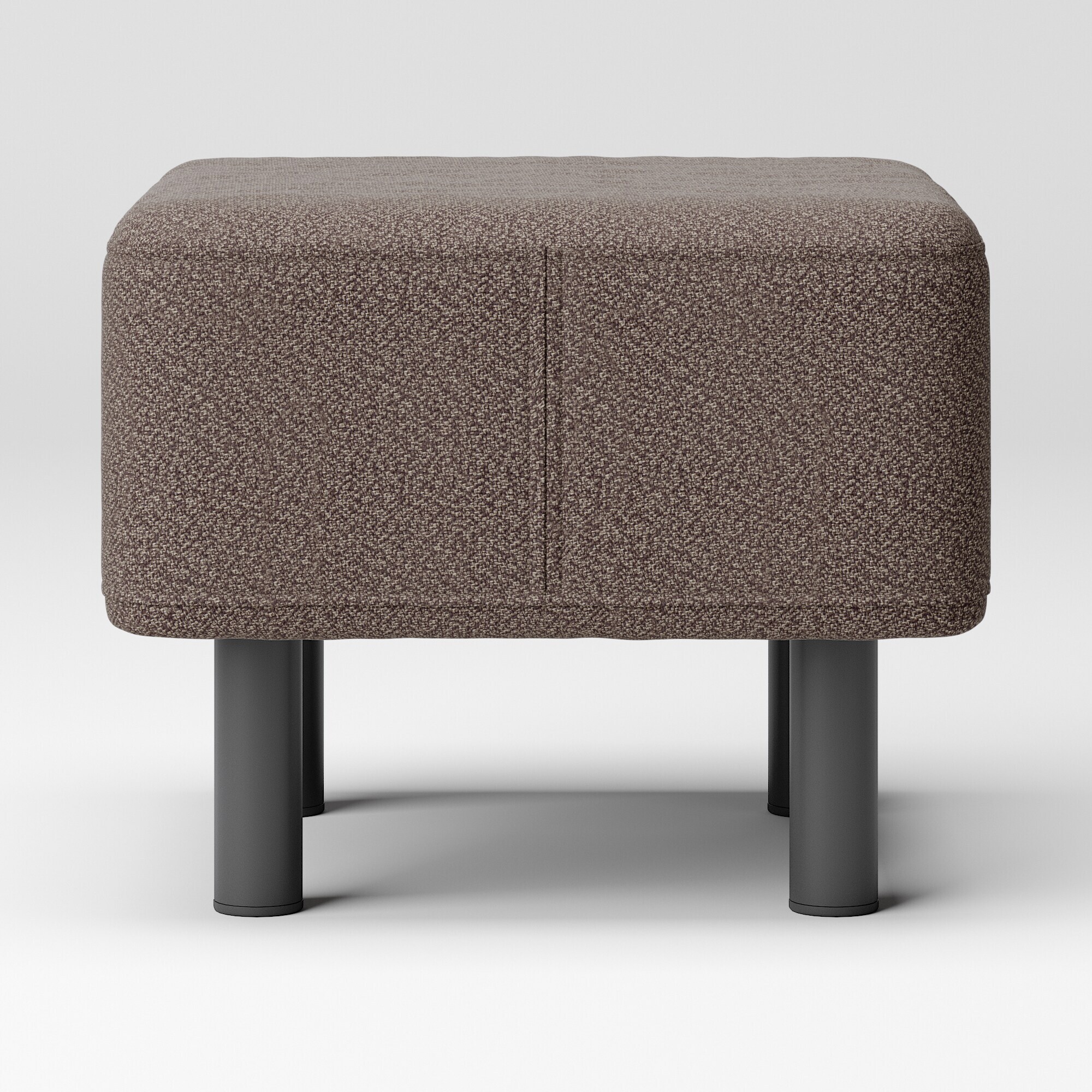 綿太番手ソファベンチ・オットマン用カバー／ダークブラウン