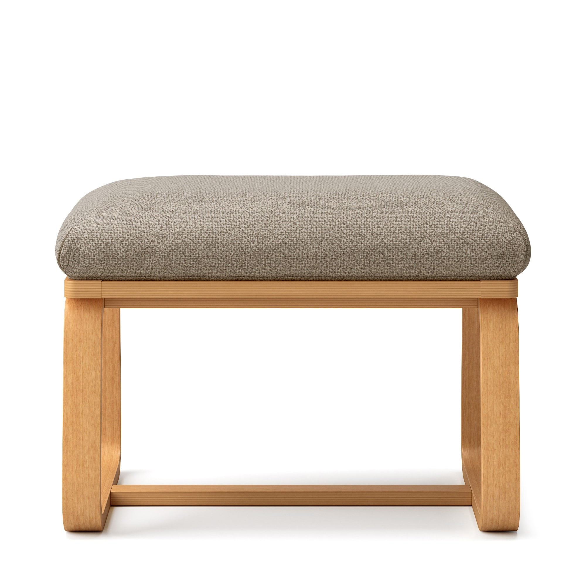 綿太番手リビングでもダイニングでもつかえるベンチ・２用カバー／ベージュ