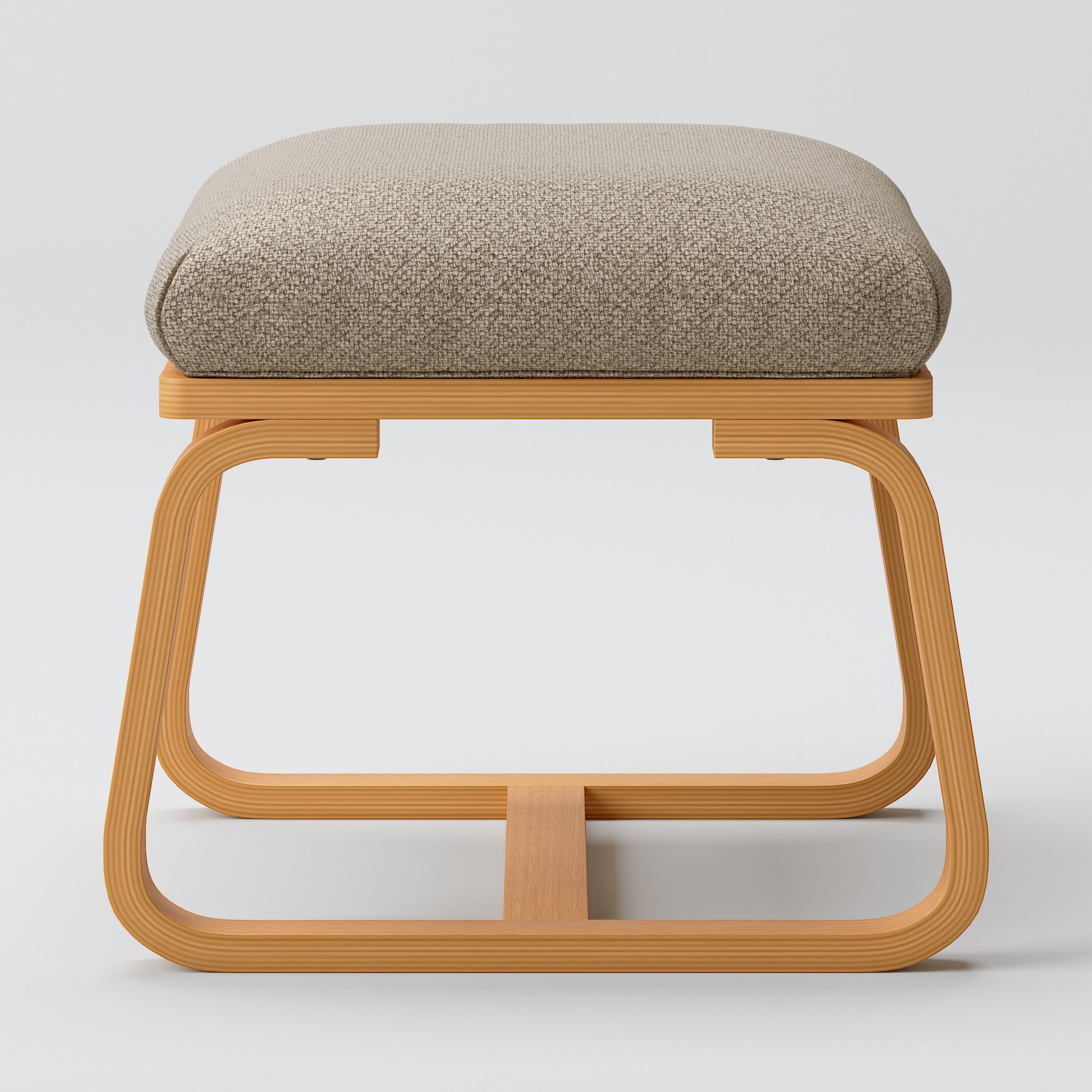 綿太番手リビングでもダイニングでもつかえるベンチ・２用カバー／ベージュ