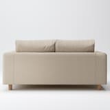 綿太番手ソファ本体・２シーター・フェザー・ポケットコイル用カバー／ＢＥ