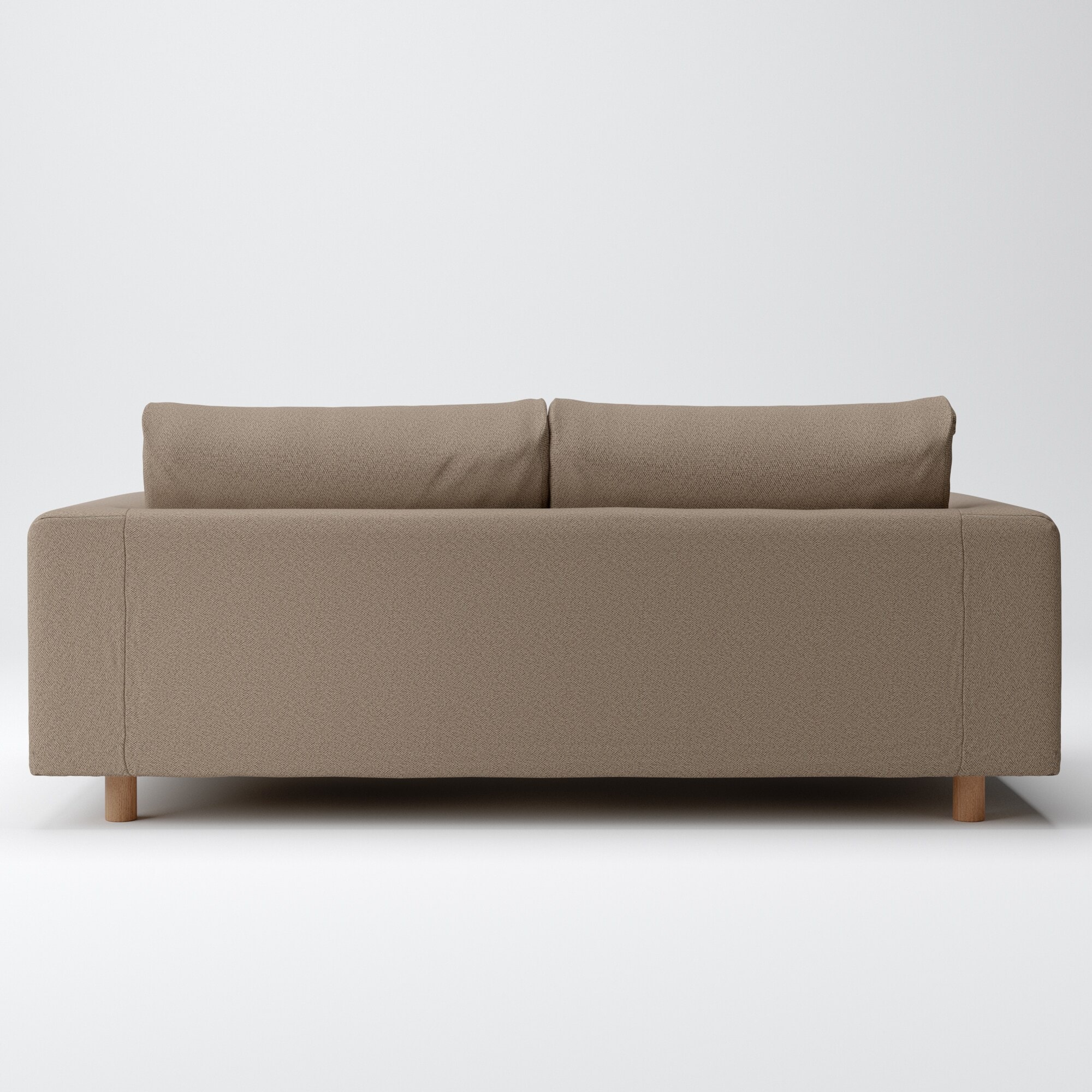 綿太番手ソファ本体・２．５シーターフェザー・ポケットコイル用カバー／ＢＲ