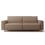 綿太番手ソファ本体・３シーター・ウレタンポケットコイル用カバー／ブラウン