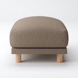 綿太番手ソファ本体オットマン・フェザー・ポケットコイル用カバー／ブラウン