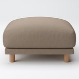 綿太番手ソファ本体オットマン・フェザー・ポケットコイル用カバー／ブラウン