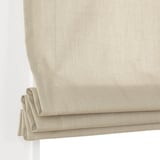 ポリエステル杢調平織（防炎）プレーンシェード用生地／ベージュ