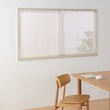 ポリエステル杢調ボイル（防炎）プレーンシェード用生地／ベージュ