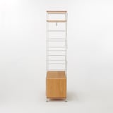 ステンレスユニットシェルフ・オーク材・ワードローブセット