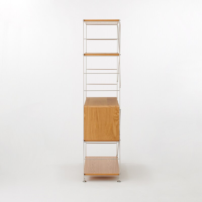 ステンレスユニットシェルフ・オーク材・カップボードセット | 無印良品 