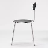 スチールチェア・樹脂座（ダークグレー）