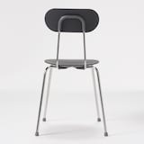 スチールチェア・樹脂座（ダークグレー）