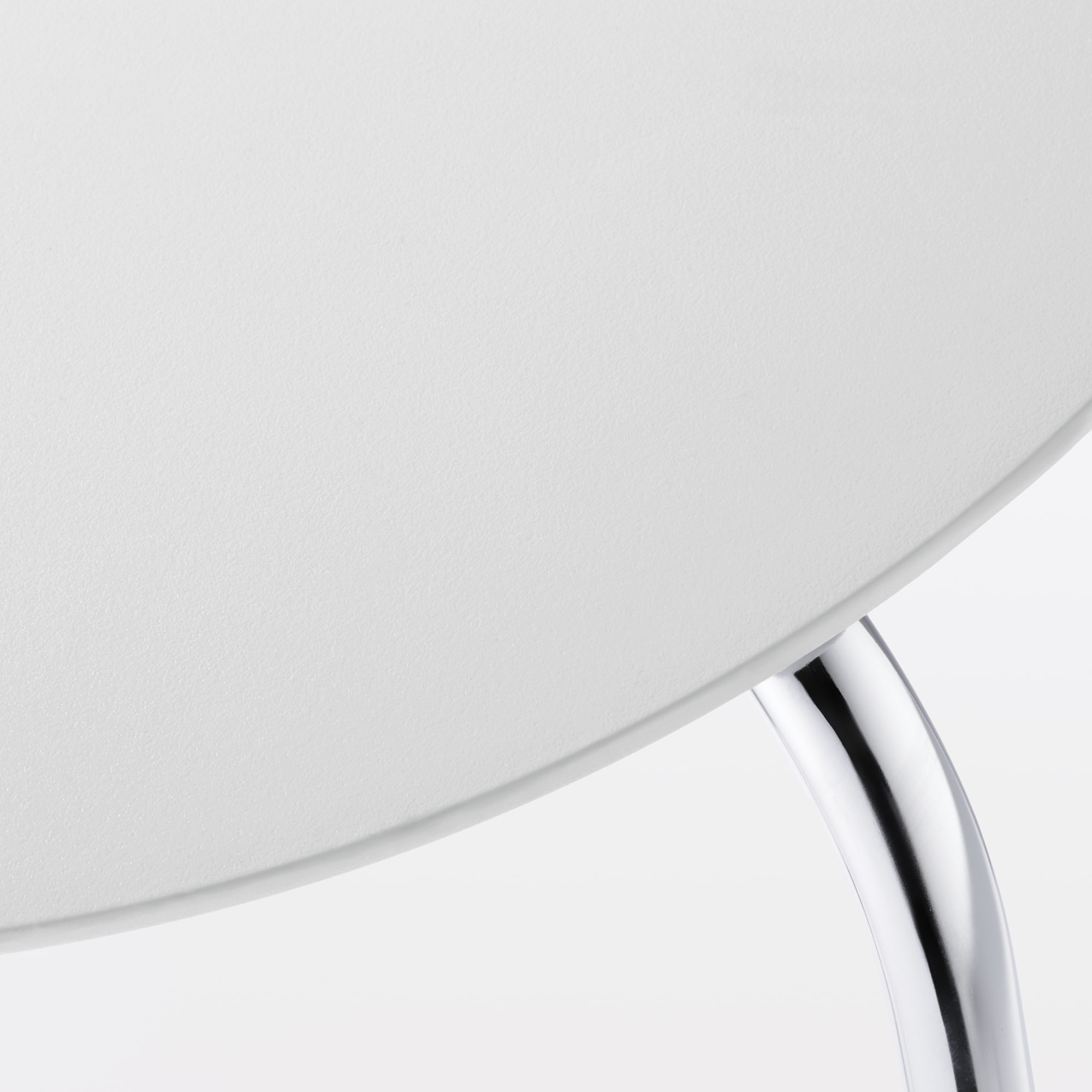 スチールチェア・樹脂座（ライトグレー）