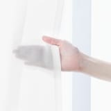 ポリエステル擬紗（防炎）プリーツカーテン／オフ白