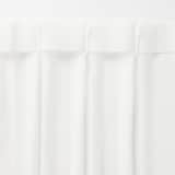 ポリエステル擬紗（防炎）プリーツカーテン／オフ白