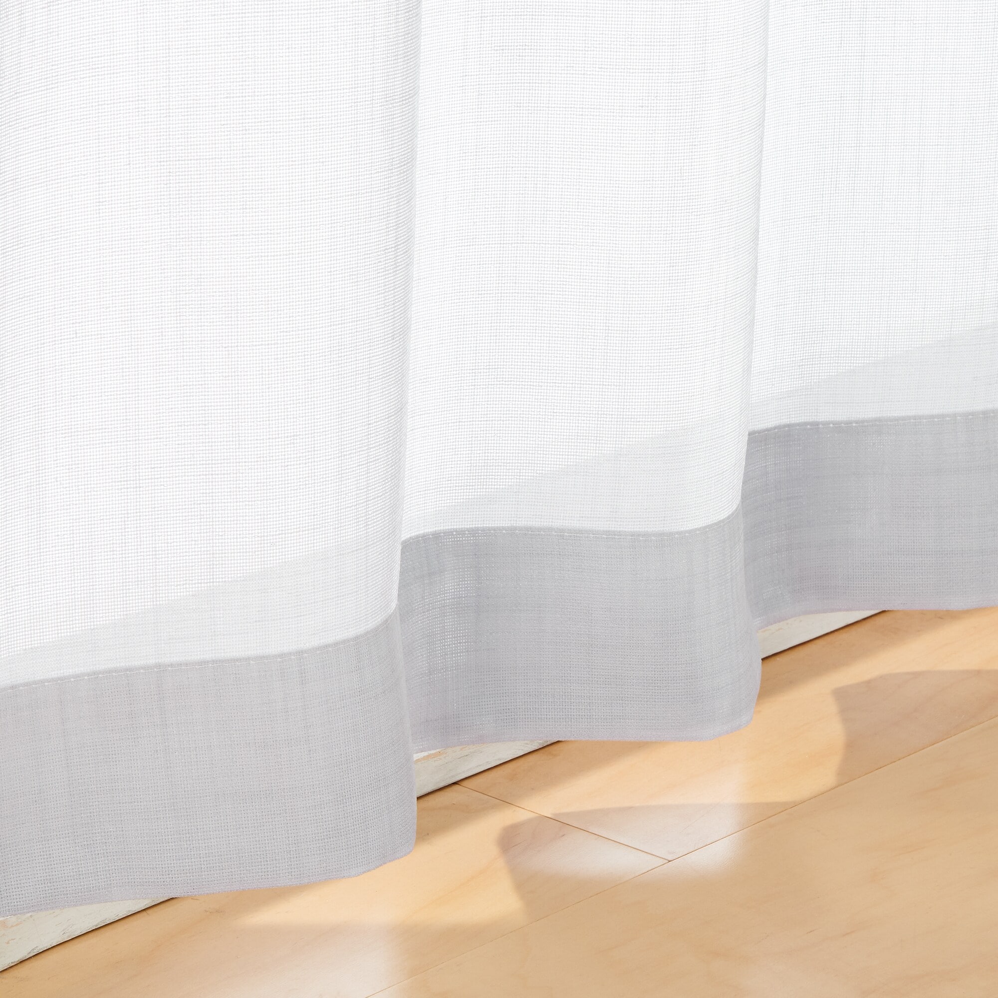 ライトグレー ポリエステルカーテン 240✖️230防炎 2枚