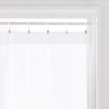 ポリエステル擬紗（防炎）ノンプリーツカーテン／ライトグレー