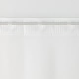 ポリエステル擬紗（防炎）ノンプリーツカーテン／ライトグレー