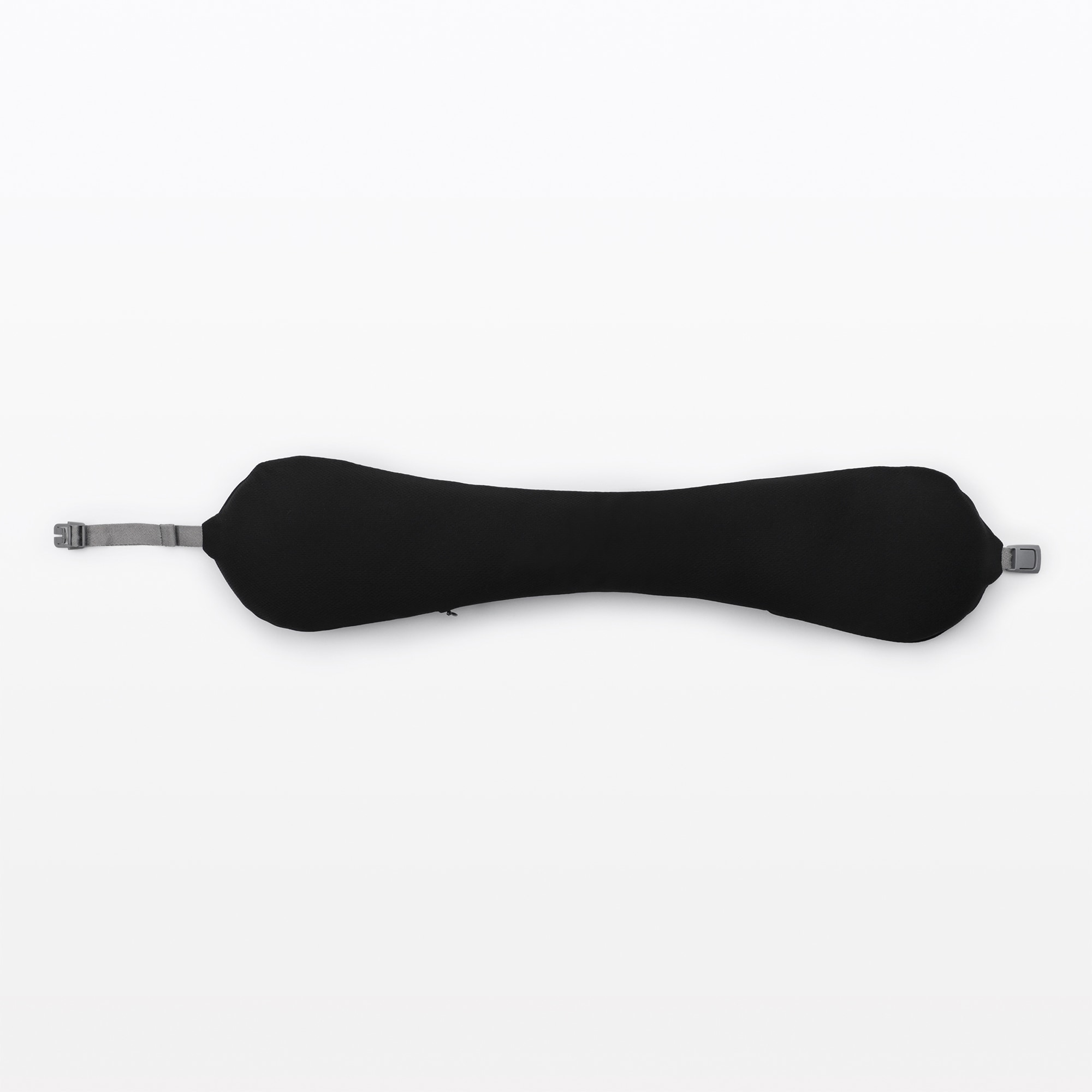 MUJI (無印良品) - ←新品▽無印良品 フィットするネッククッション 杢グレー×白2つ、カバー紺1つ MUJI (無印良品) - ←新品▽無印良品 フィットするネック