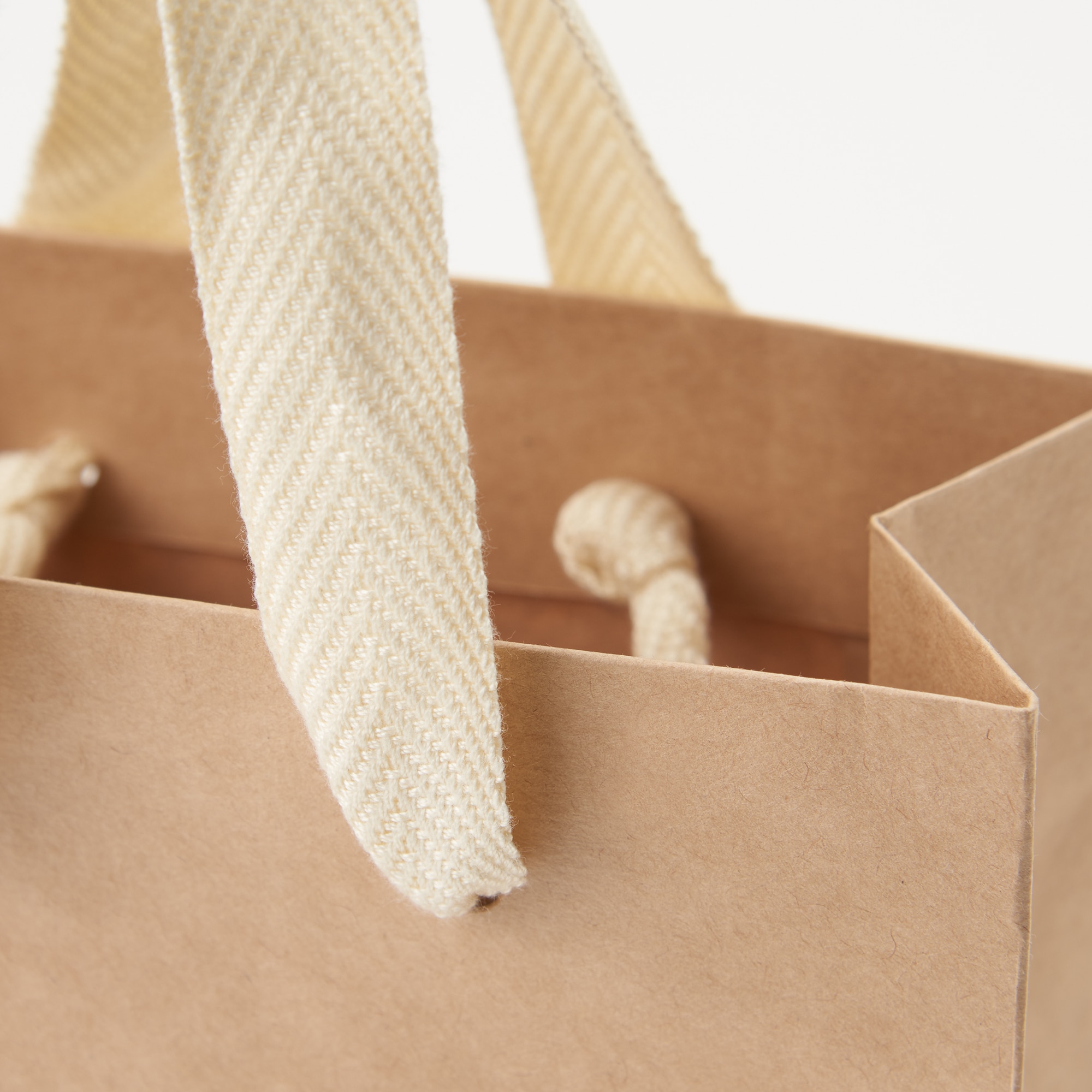 クラフト手提げ袋・小