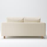 ソファ本体　洗いざらしの綿帆布カバー