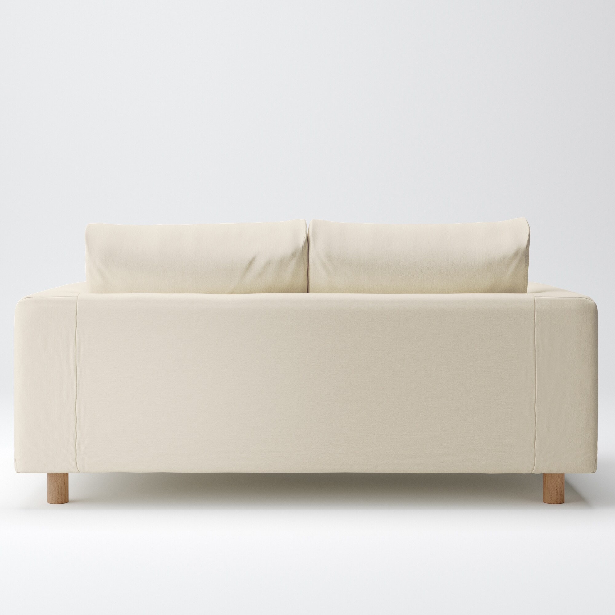 ソファ本体　洗いざらしの綿帆布カバー