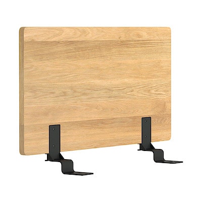 木製ベッドフレーム用ヘッドボード・オーク材突板・スモール