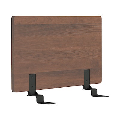 木製ベッドフレーム用ヘッドボード・ウォールナット材突板／スモール～ダブル