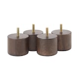 木製脚　５ｃｍ　ブラウン（Ｍ８）