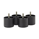 スチール脚　５ｃｍ　黒（Ｍ８）