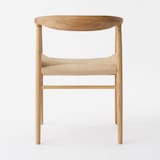 オーク材ペーパーコードアームチェア