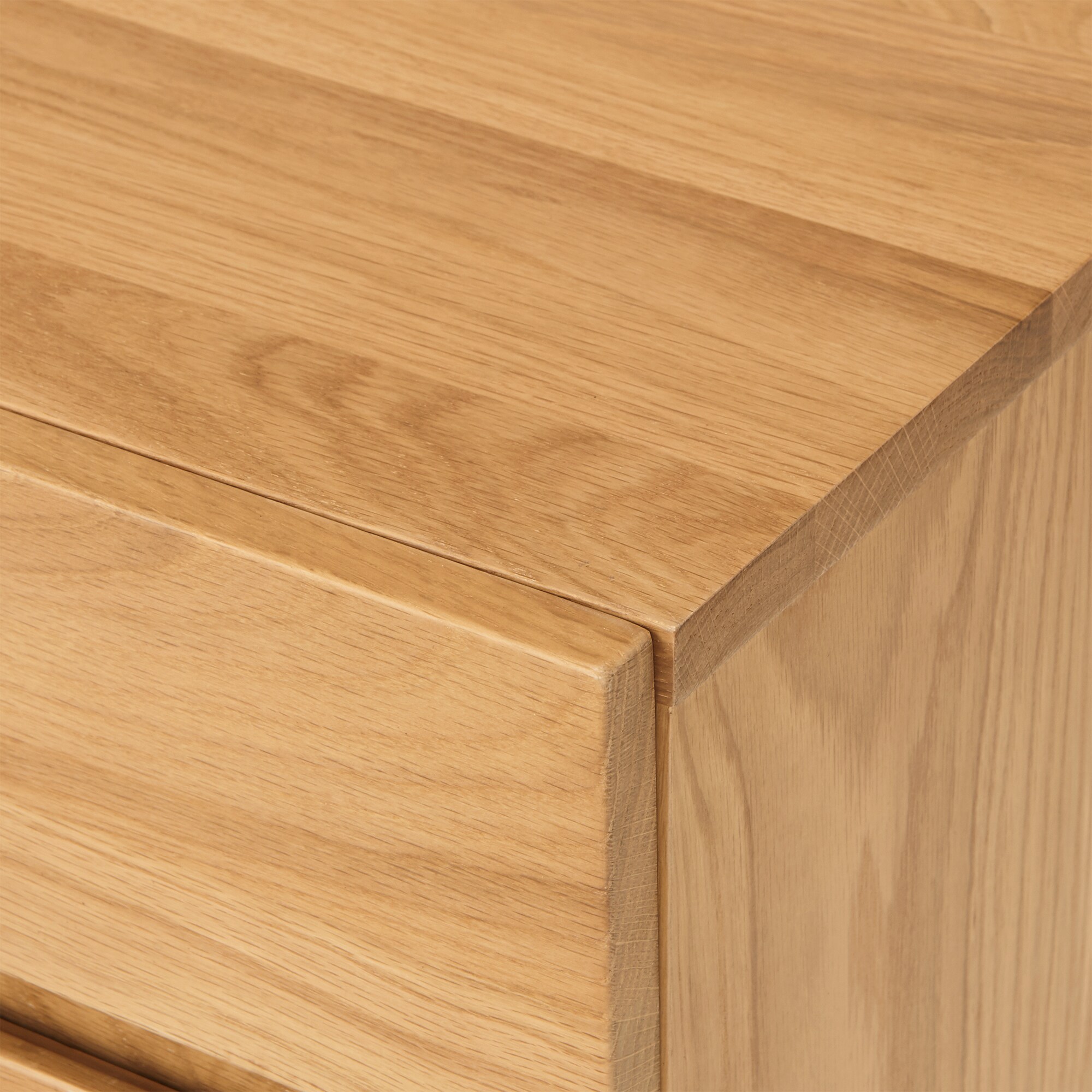 木製デスクキャビネット・オーク材