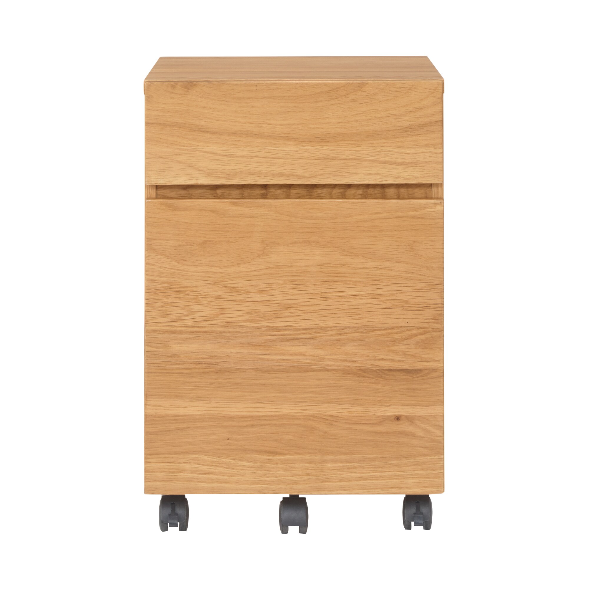 木製デスクキャビネット・オーク材