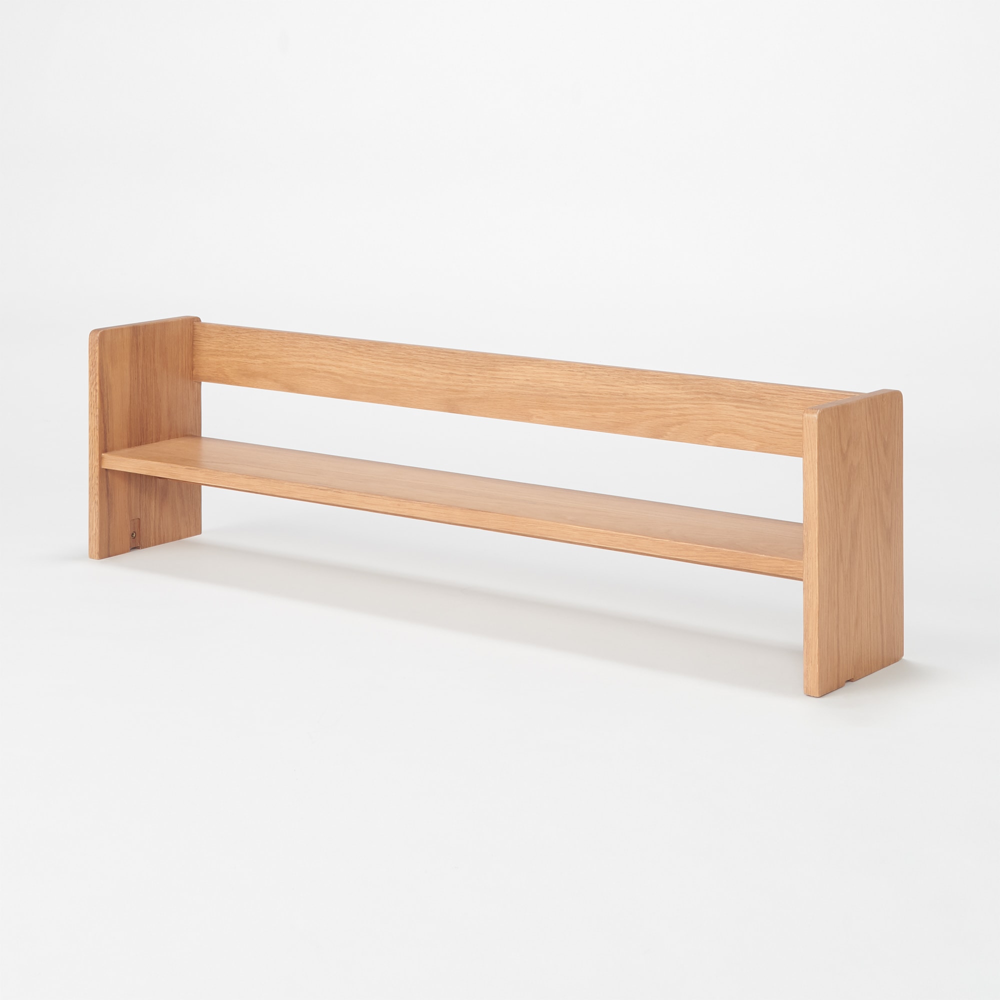 木製デスク用上置き棚・オーク材