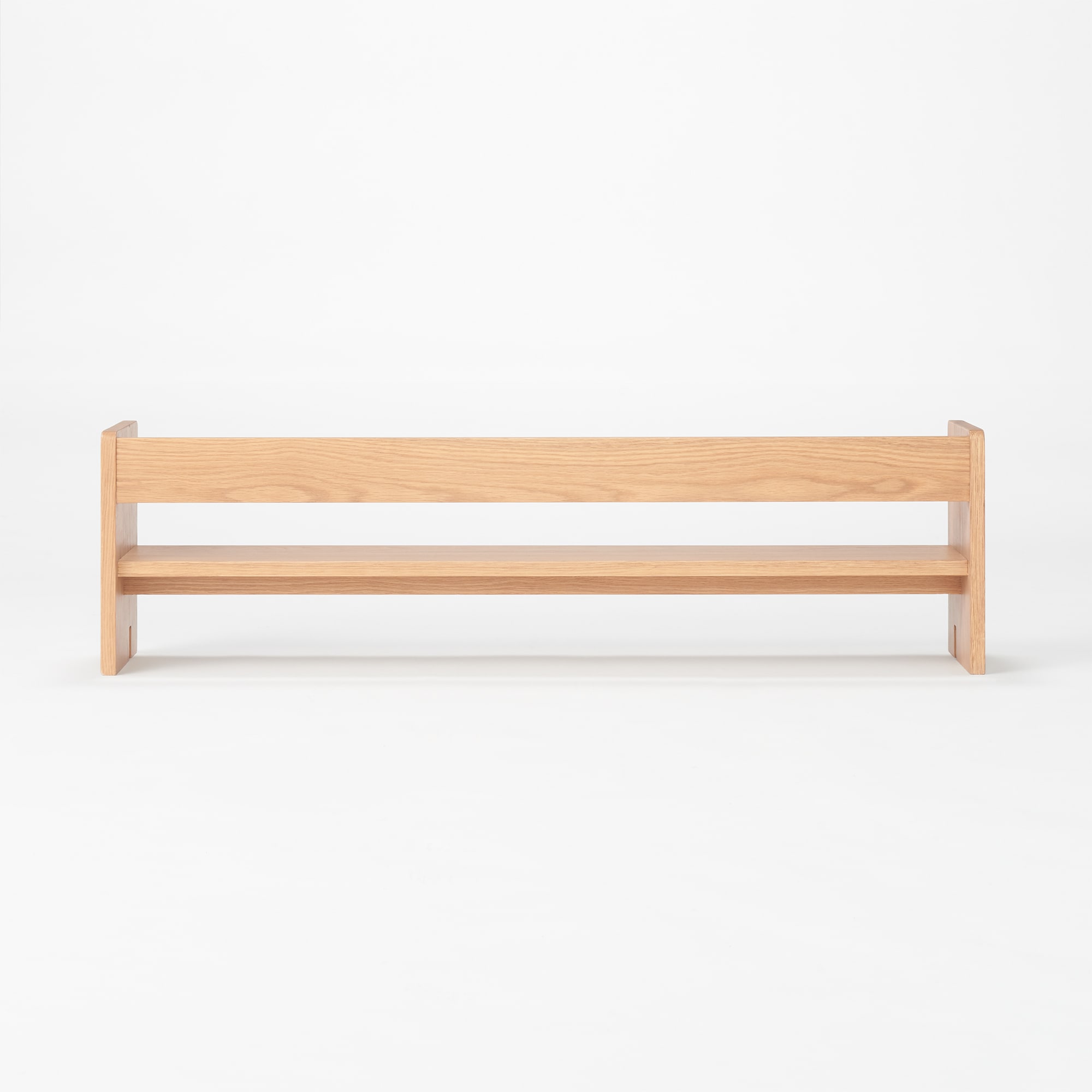 木製デスク用上置き棚・オーク材