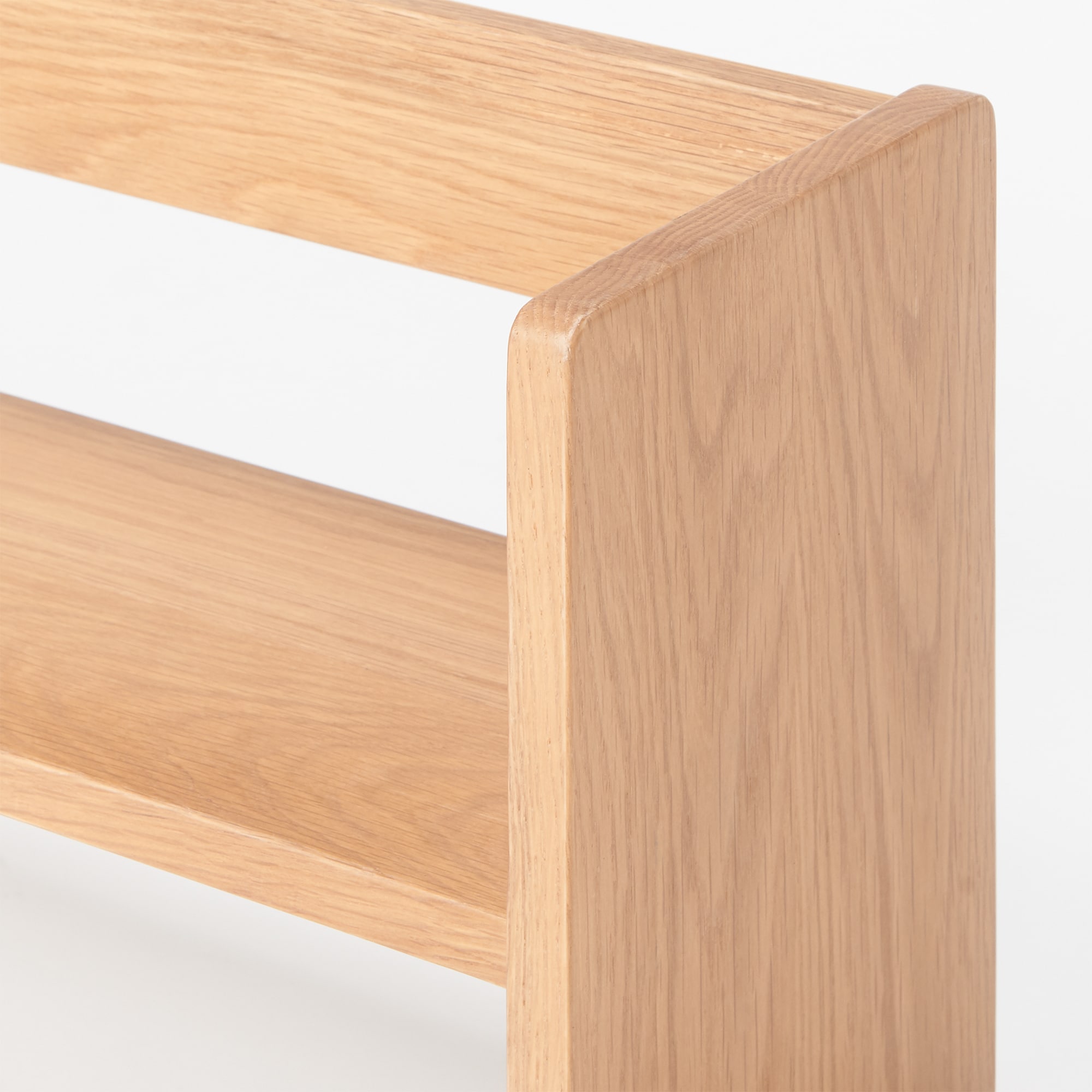 木製デスク用上置き棚・オーク材