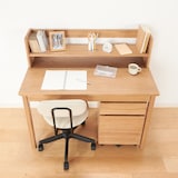 木製デスク用上置き棚・オーク材