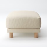 ソファ本体　洗いざらしの綿帆布カバー