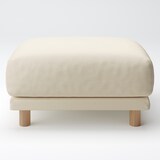 ソファ本体　洗いざらしの綿帆布カバー