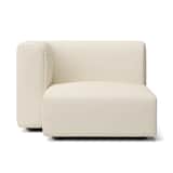 洗いざらしの綿帆布ユニットソファ・ハーフアーム・大（右）用カバー／生成