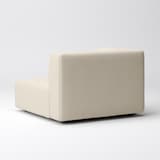 洗いざらしの綿帆布ユニットソファ・ハーフアーム・大（右）用カバー／生成