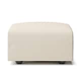 洗いざらしの綿帆布ユニットソファオットマン・小用カバー／生成