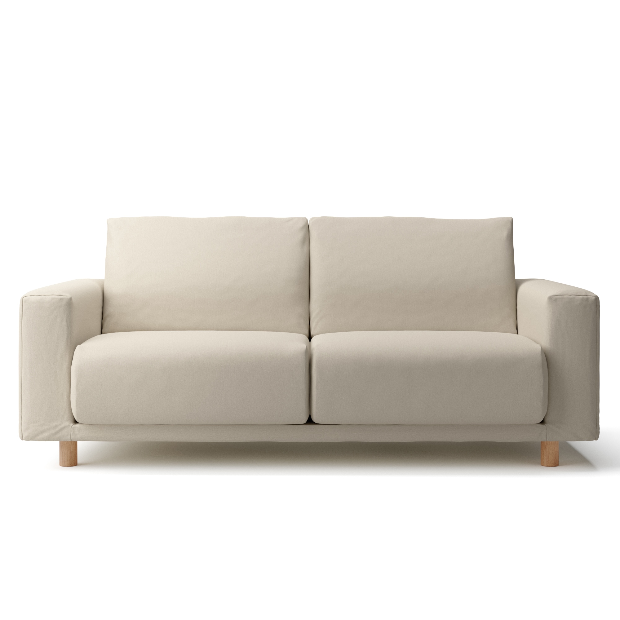 洗いざらしの綿帆布ソファ本体2．5シーターウレタンポケット