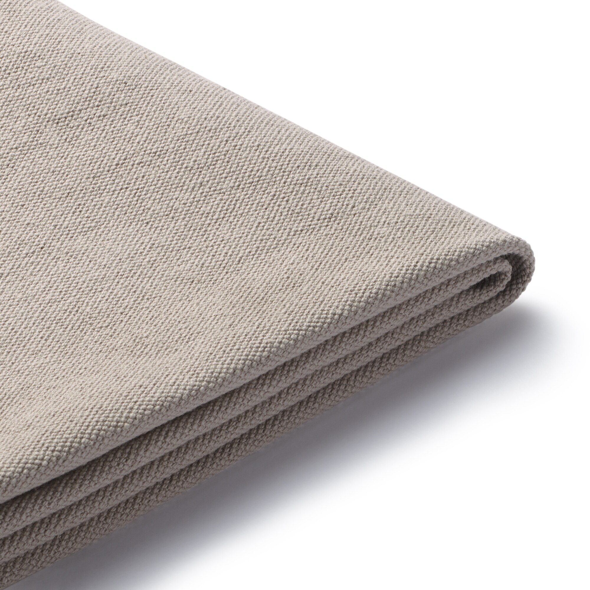 洗いざらしの綿帆布ソファ本体・オットマン・ウレタンポケットコイル用カバーベージュ