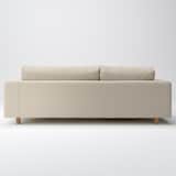 洗いざらしの綿帆布ソファ本体３Ｓフェザーポケットコイルカウチ右用カバー／ベージュ